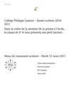 Journal de la 6e A