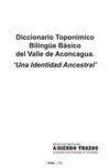 Diccionario Toponimico Bilingue Ancestral del Valle del Aconcagua