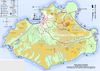 Cape Verde Africa Sao Vicente Island Map