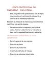 perfil profesional del ingeniero industrial