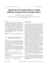Aplicaciones de la Cirugía Robótica en Urología Pediátrica. Descripción de los principios técnicos