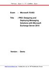 Test4pass 70-663 exam free download