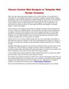 Choose Custom Web Designer or Template Web Design Company