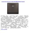 Computers & Accessories - Asus Intel Core i3 Laptop K52F-BBR9 Notebook Computer