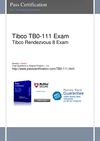 Pass TIBCO TB0-111 Exam