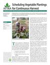 Scheduling Vegetable Plantings for Continuous Harvest