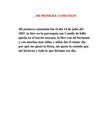 MI PRIMERA COMUNIÓN