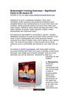 Bodyweight Training Exercises