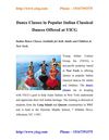Dance Classes in Popular Indian Classical Dances Offered at YICG