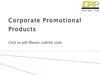 Corporate Promotional Products