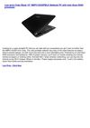 Computers & Accessories - Coby Black 10 NBPC1023XPBLK Netbook PC with Intel Atom N450 processor