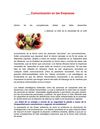 Comunicación en las Empresas 