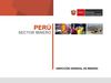 PERÚ : SECTOR MINERO