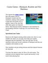 Casino Games - Blackjack, Roulette and Slot Machines
