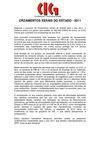 Informe Orzamentos Xerais Estado 2011