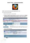 La barre personnalisée dans Firefox