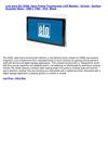 Computers & Accessories - Elo 3239L Open Frame Touchscreen LCD Monitor - 32-Inch - Surface Acoustic Wave - 1680 x...