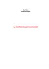 Karl Marx et Friedrich Engels : le manifeste du parti communiste (1848)