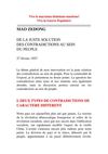 Mao Tsé-Toung : de la juste solution des contradictions au sein du peuple (février 1957)