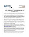 How Local Search Engine Marketing Can Benefit Business