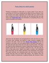 Party ideas for adult parties