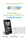 HTC HD2 Leo Tweaking Guide