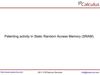 IPCalculus - Static Random Access Memory (SRAM) Patenting Activity