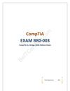 BeITCertified CompTIA Free Download Actual BR0-003 exam questions dumps as PDF