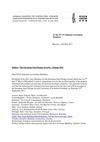Letter of congratulations ECCS Steel Awards 
