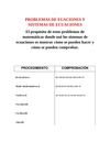 SISTEMAS DE ECUACIONES