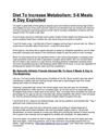 Diet To Increase Metabolism: 5-6 Meals A Day Exploited