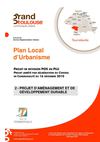PLU : Projet d'Aménagement et de Développement Durable