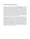 Blurbpoint’s Social bookmarking service