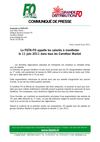 Communiqué de Presse : La FGTA-FO appelle les salariés à manifester le 11 juin 2011 dans tous les Carrefour Market