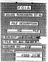 COUNCIL ON FOREIGN RELATIONS (CFR) investigated for Communism (File Description: Julius Rosenberg et al, HQ;...