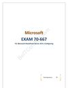 BeITCertified Microsoft Free Download Actual 70-667 exam questions dumps as PDF
