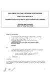 Reglement du plan d'épargne d'entreprise conclu au sein de la coopérative d'électricité de St Martin de Londres...
