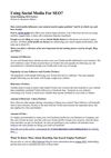 Social Media Influences SEO