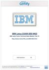 Free IBM 000-M63 Practice Test