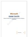 BeITCertified Microsoft Free Download Actual 74-679 exam questions dumps as PDF