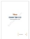 BeITCertified Tibco Free Download Actual TB0-113 exam questions dumps as PDF