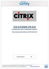 Free CITRIX 1Y0-A16 Practice Test