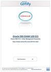Free ORACLE 1Z0-521 Practice Test