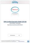 Free ORACLE 1Z0-536 Practice Test