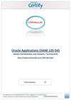 Free ORACLE 1Z0-545 Practice Test
