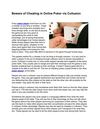 Beware of Cheating in Online Poker via Collusion