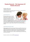 Tinnitus Research