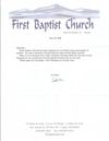 First Baptist Logan, NM Testimonial
