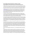 The IL Bridge Fund llc, Develops New Company to Launch Financial/Business Educational Program for Potential...