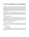 Various Link Building Services of Blurbpoint